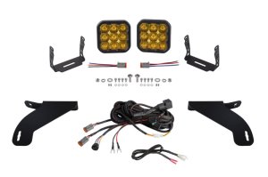 Ford F-150 LED Pod Light Kit - Front - Diode Dynamics - SS5 Bumper - Yellow - `21-`27 Ford F-150 LED Pod Light Kit - Front - Diode Dynamics - SS5 Bumper - Yellow - `21-`27